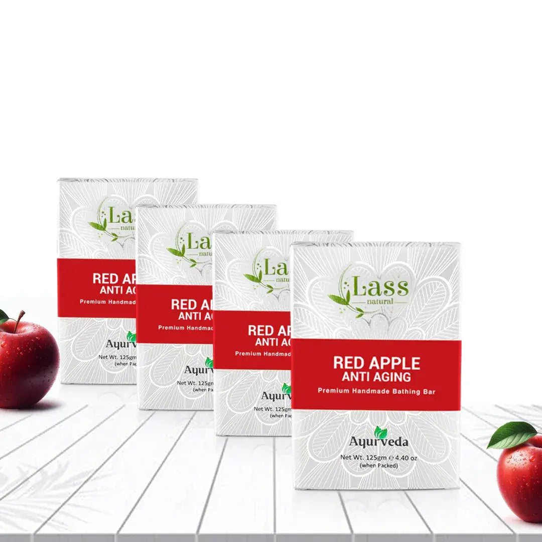 Red Apple Anti Aging Handmade Premium Bathing Soap,125g