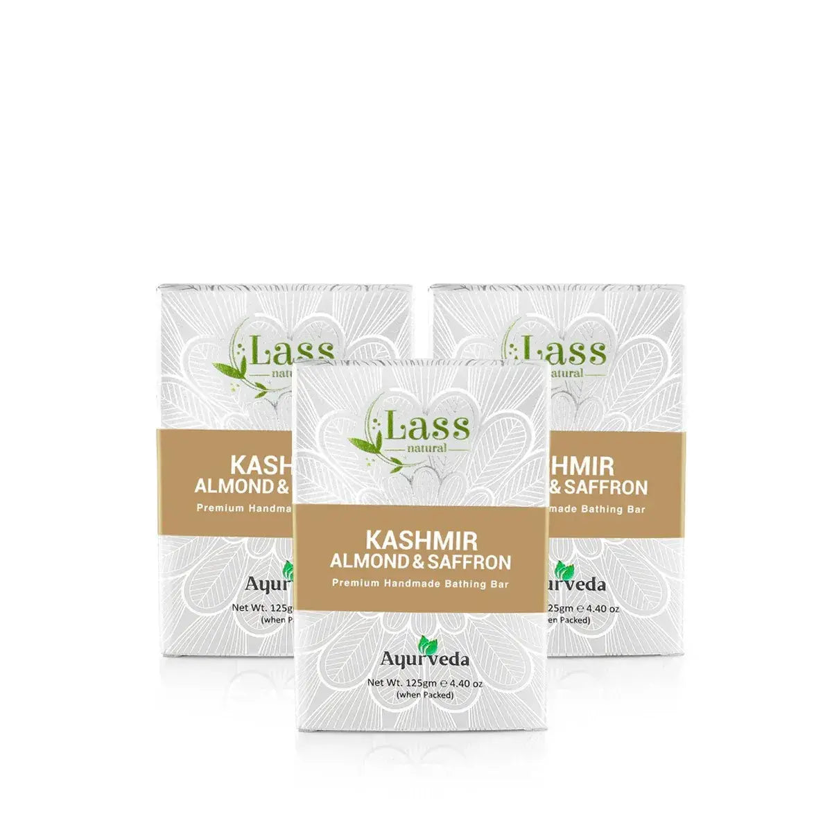 Kashmir Almond & Saffron With Milk Handmade Premium Bathing Soap,125g