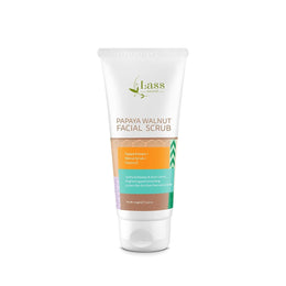 Lass Natural Papaya Walnut Facial Scrub with Papaya and Walnut 100GM