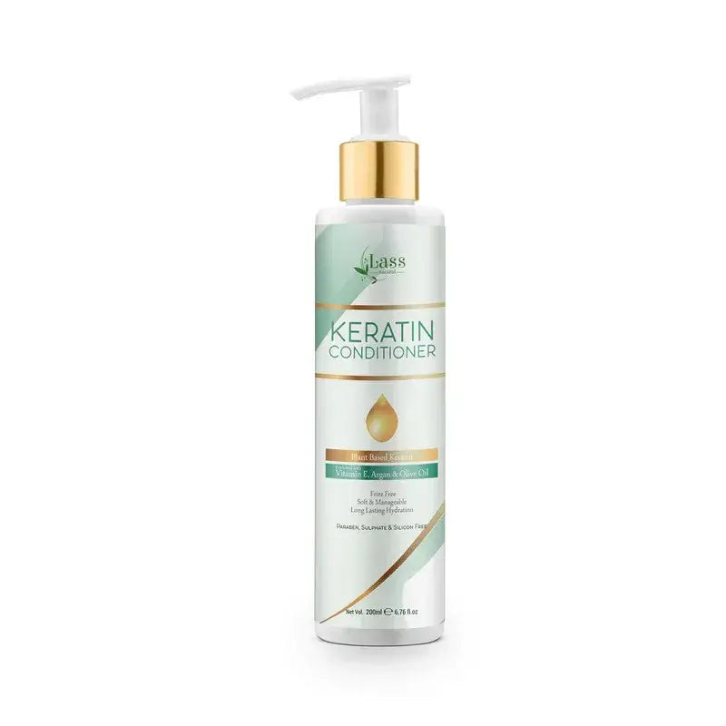 Lass Naturals Hair Smooth Keratin Conditioner to Boosts Repair & damaged hair(200ml)
