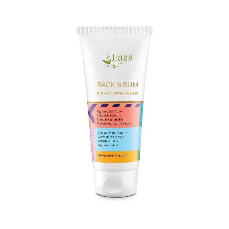 Back & Bum Brightening Cream for Uneven Tone, Texture & Chafing-Prone Areas – 50 ml