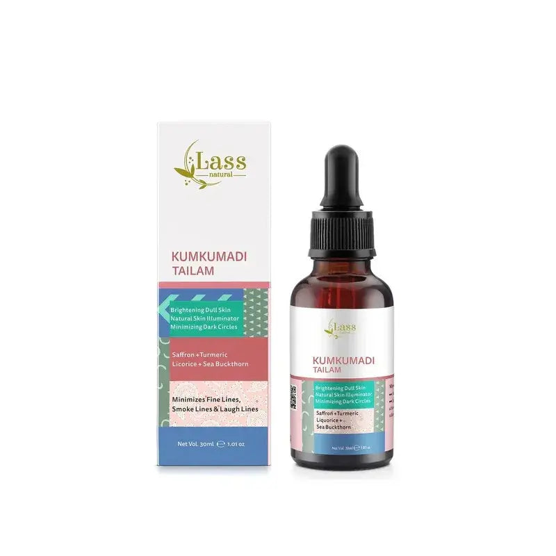Kumkumadi Face Serum for Dull Skin, Dark Spots & Pigmentation – 30 ml