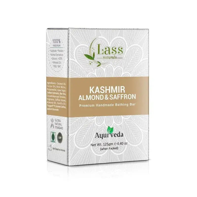 Kashmir Almond & Saffron With Milk Handmade Premium Bathing Soap,125g