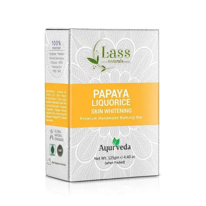 Papaya & Liquorice Skin Whitening Handmade Premium Bathing Soap,125g