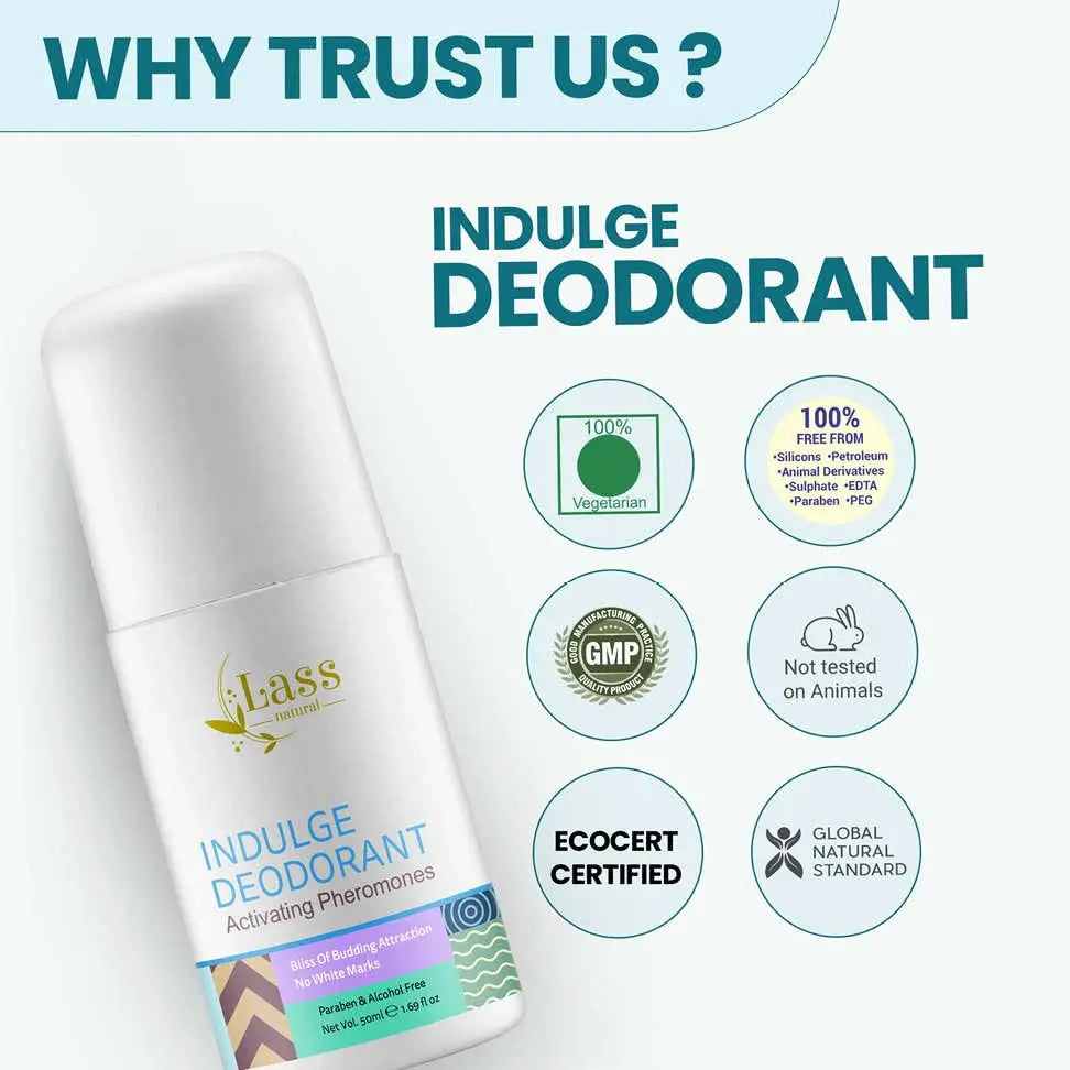 Pheromone Deodorant Roll-On for Odour Removal & All-Day Freshness – For Men & Women (50 ml)