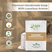 Kashmir Almond & Saffron With Milk Handmade Premium Bathing Soap,125g