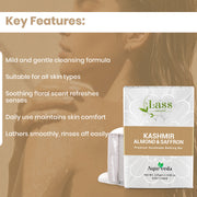 Kashmir Almond & Saffron With Milk Handmade Premium Bathing Soap,125g