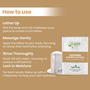 Kashmir Almond & Saffron With Milk Handmade Premium Bathing Soap,125g