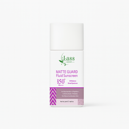 Lass Natural 7% Niacinamide Oil Balance Fluid Sunscreen SPF 50+ PA++++ With Protection against UVA Rays & Skin Damage - Matte Guard SPF 50+ for Oily Skin & No White Cast -50 ml