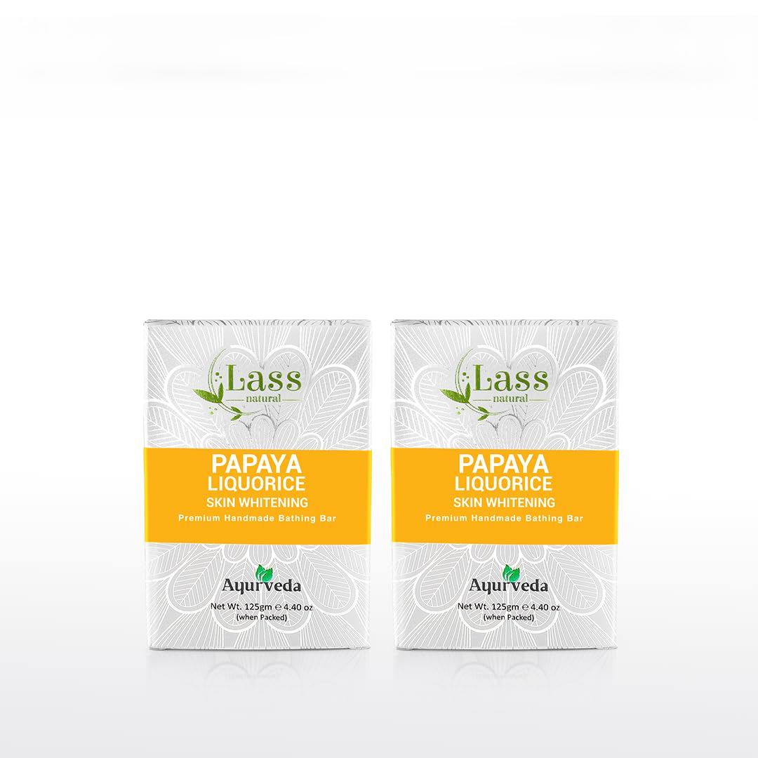Papaya & Liquorice Skin Whitening Handmade Premium Bathing Soap,125g