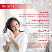 Red Apple Anti Aging Handmade Premium Bathing Soap,125g