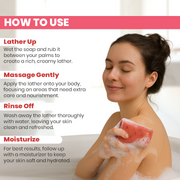 Rose Cardamom Handmade Premium Bathing Soap,125g