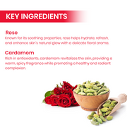 Rose Cardamom Handmade Premium Bathing Soap,125g