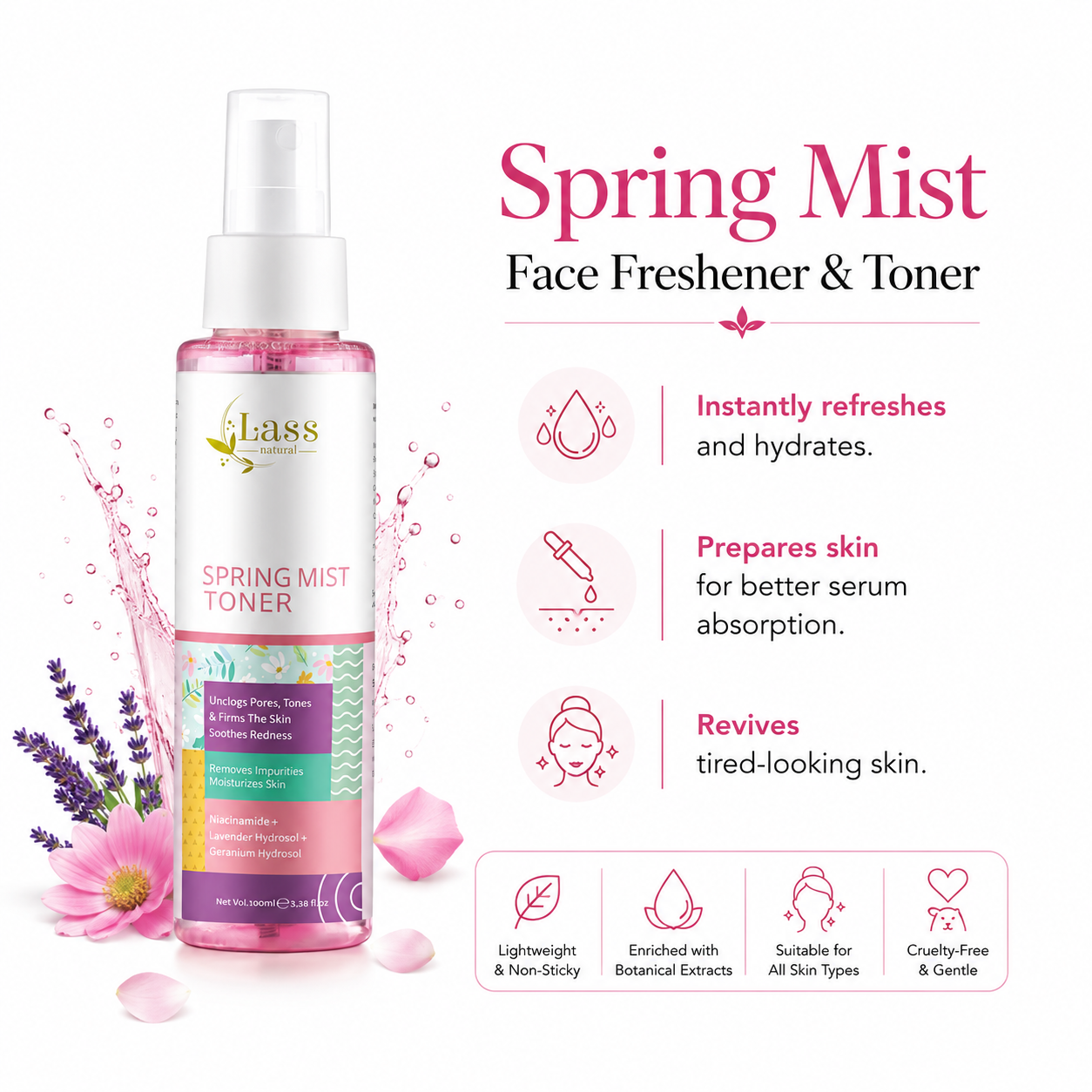 LASS Daily Glow Maintenance Routine